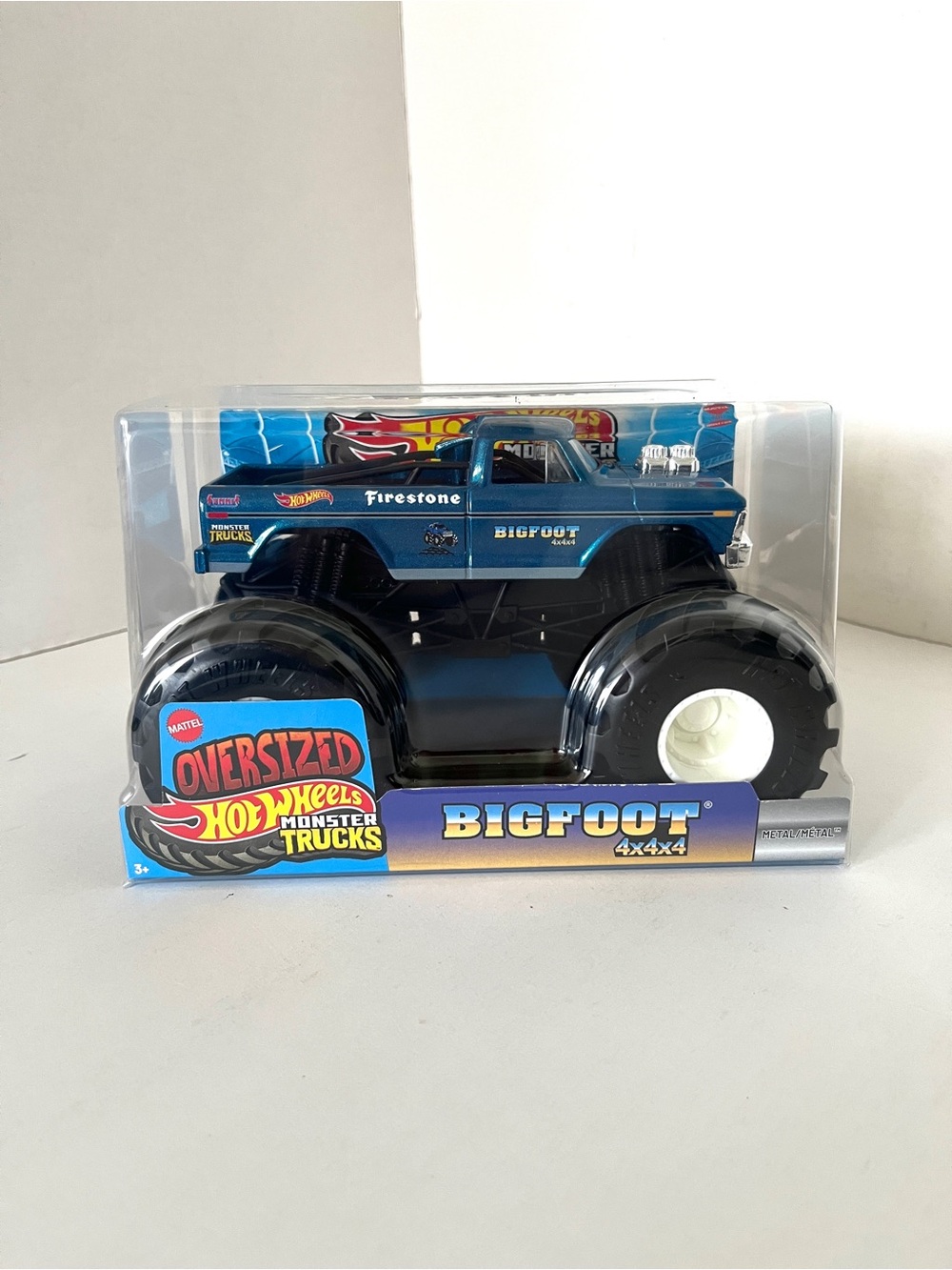 Brand New Oversized Monster Trucks Bigfoot 4x4 Blue Toy Truck